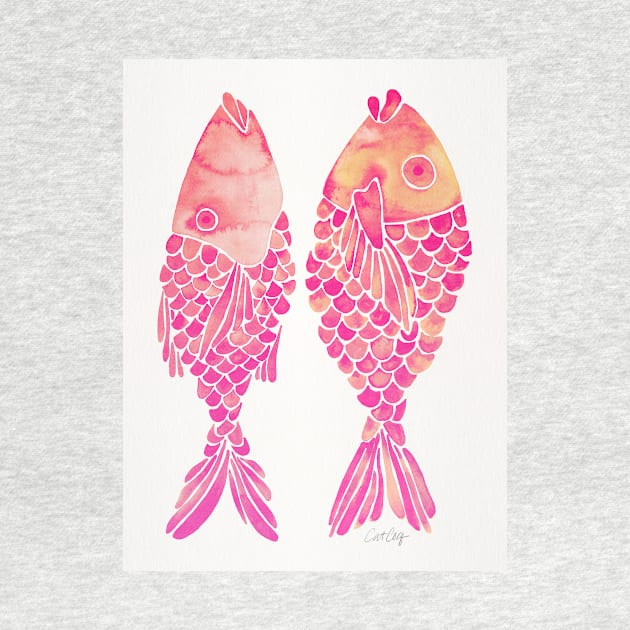 indonesian fish pink ombre by CatCoq